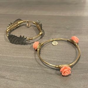 Set of 2 Used Bourbon and Bowties Bracelets